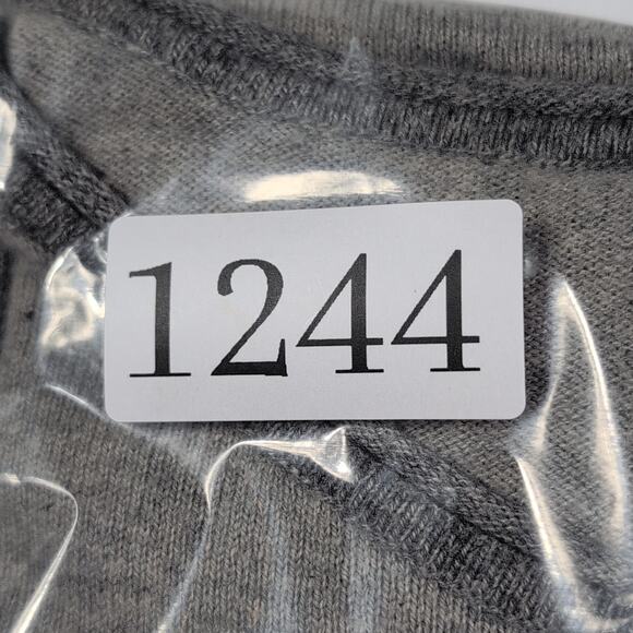 Smartwool Akamina Crew Neck Sweater Women’s M Gray Pocket Stripe Merino Wool - Picture 15 of 15